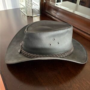 Leather Australian Outback hat
